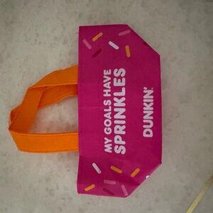 Dunkin' Pink and Orange Party Tote Bag